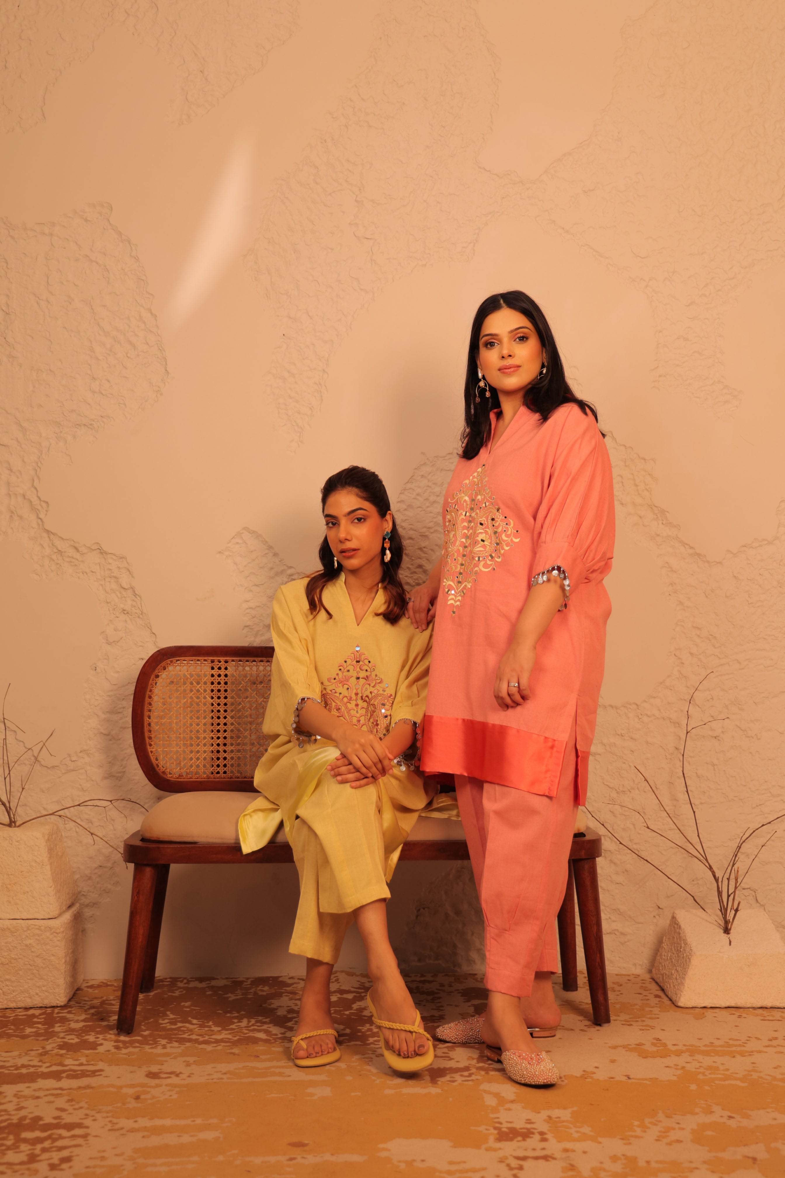 Teardrop Kaftan Tunic Set