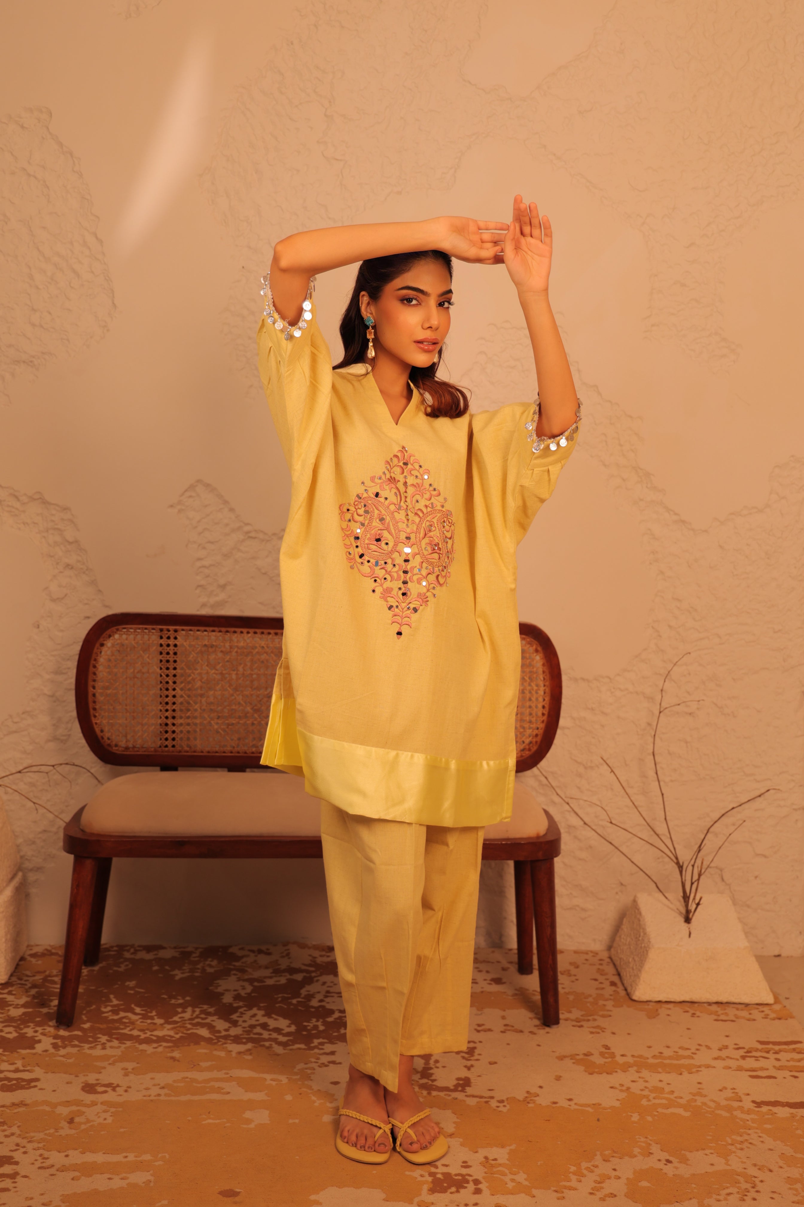 Teardrop Kaftan Tunic Set