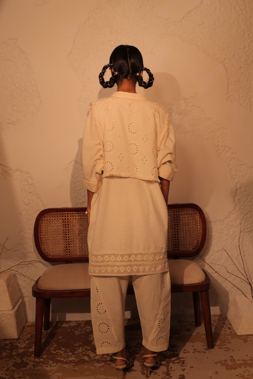 Ruffled Jacket Tunic