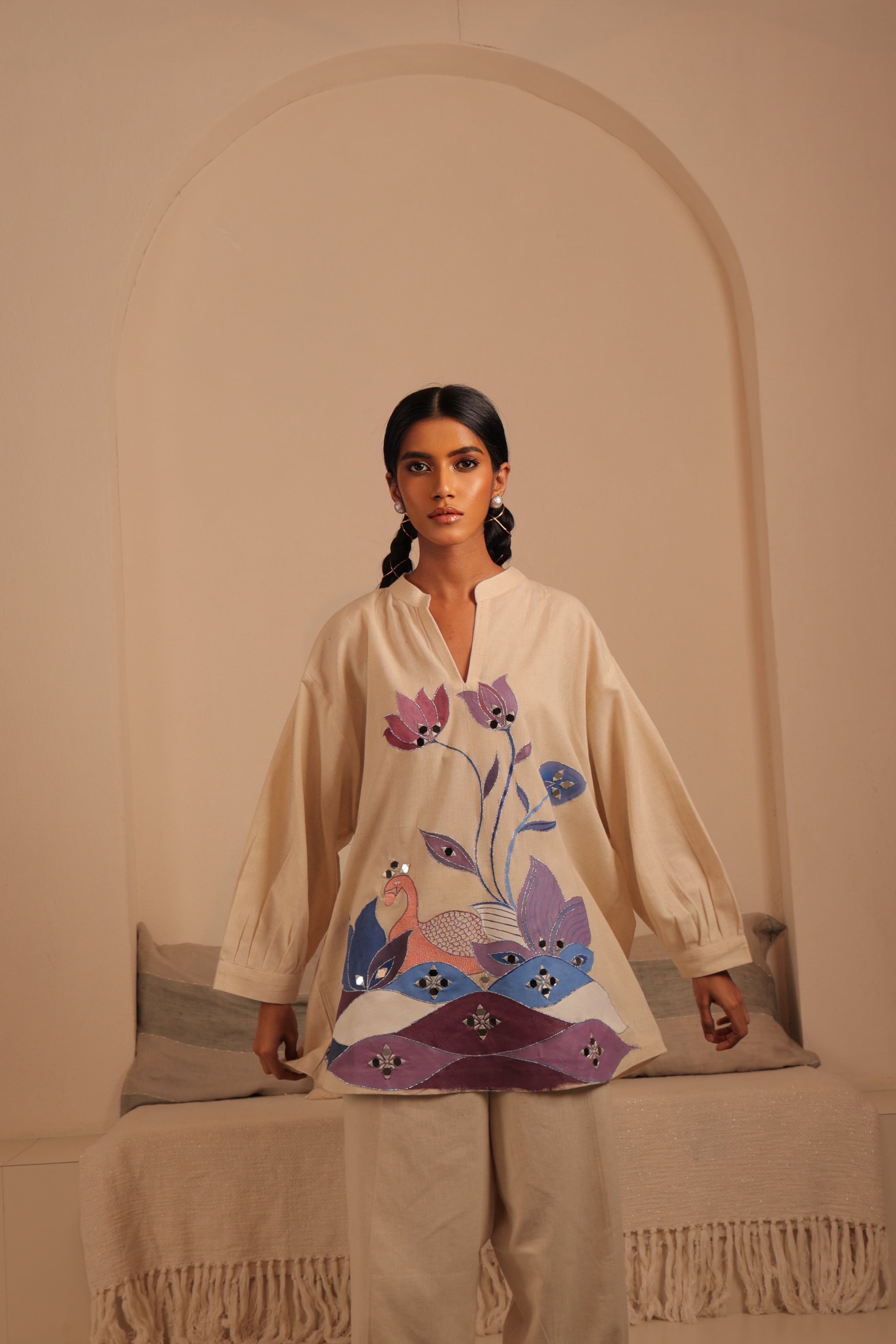 Artistic Hand-Painted Aquatic Life Ensemble