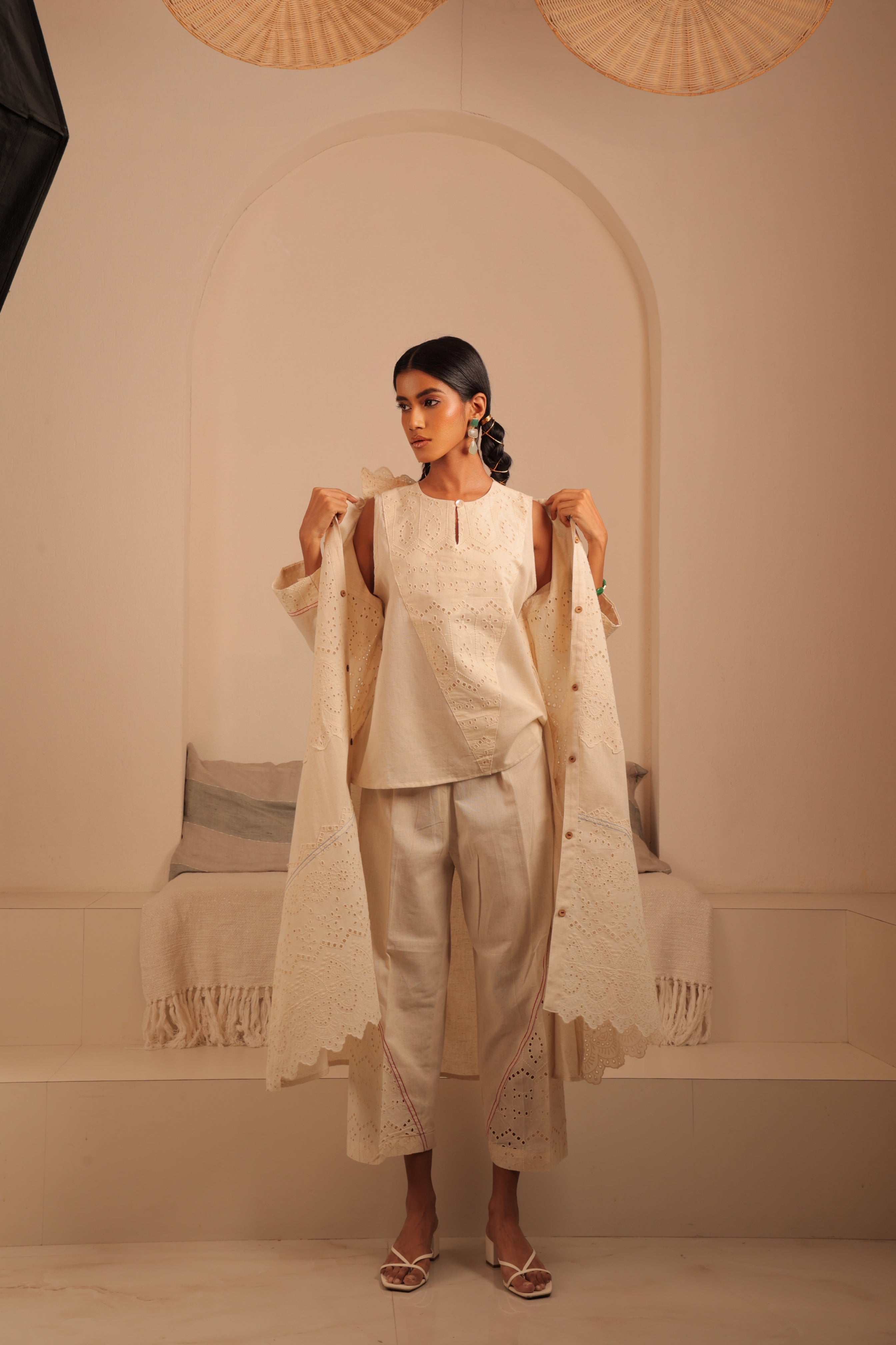 Three piece heritage embroidery set