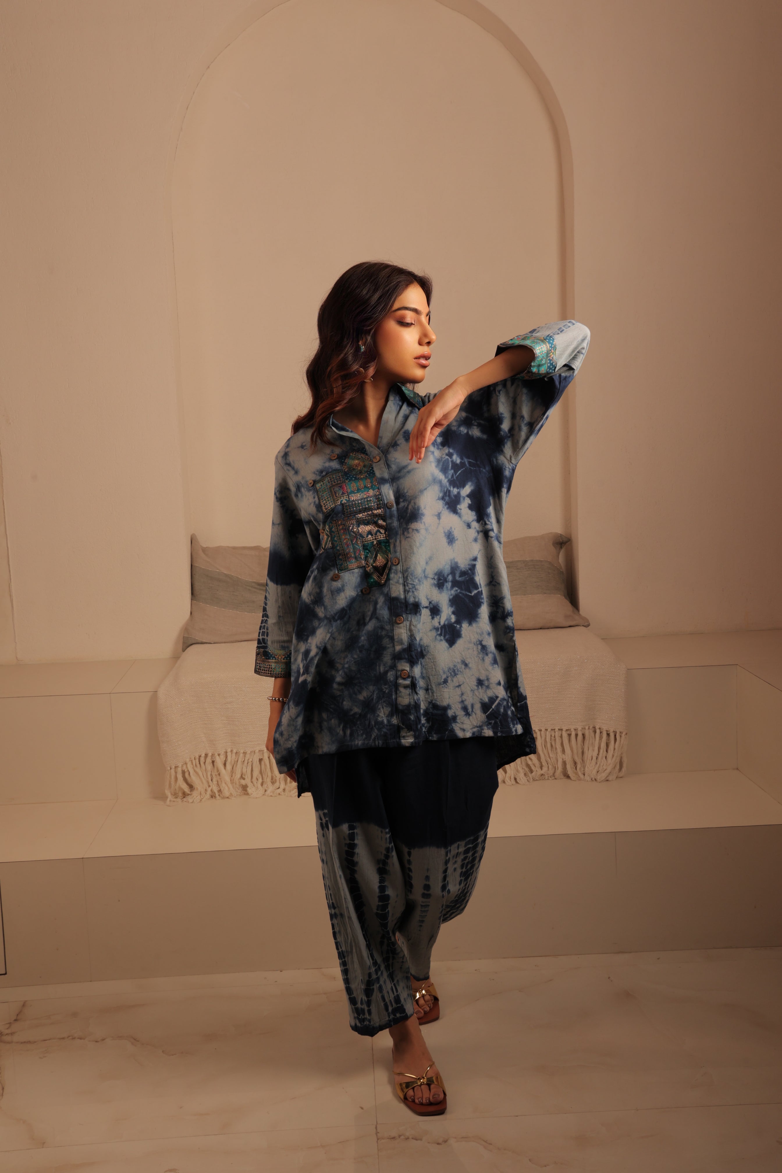 Indigo Modern boho Heritage set